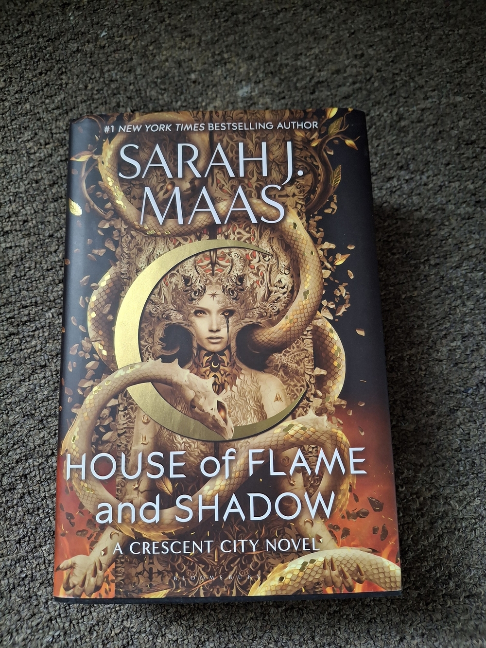 House of Flame and Shadow Hardcover - Gold and Brown